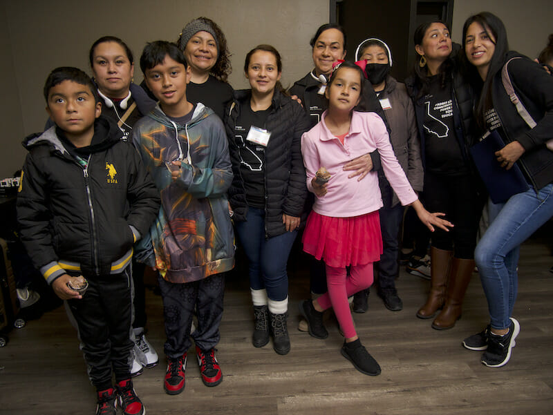 Families advocating for students with IEPs at the State Capitol